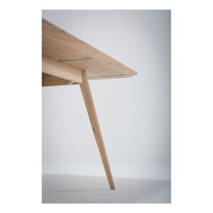 Jedálenský stôl z masívneho dubového dreva Gazzda Stafa, 180 × 90 cm