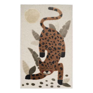 Hnedý/béžový detský koberec 80x125 cm Little Jaguar – Nattiot