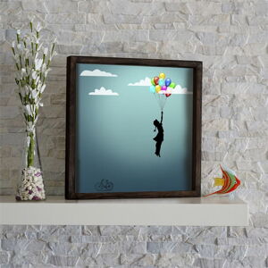 Nástenný obraz Baloons, 34 × 34 cm