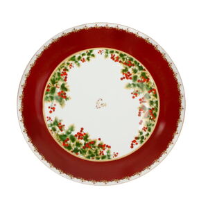 Porcelánový tanier s vianočným motívom Brandani Le Bacche, ⌀ 30,5 cm